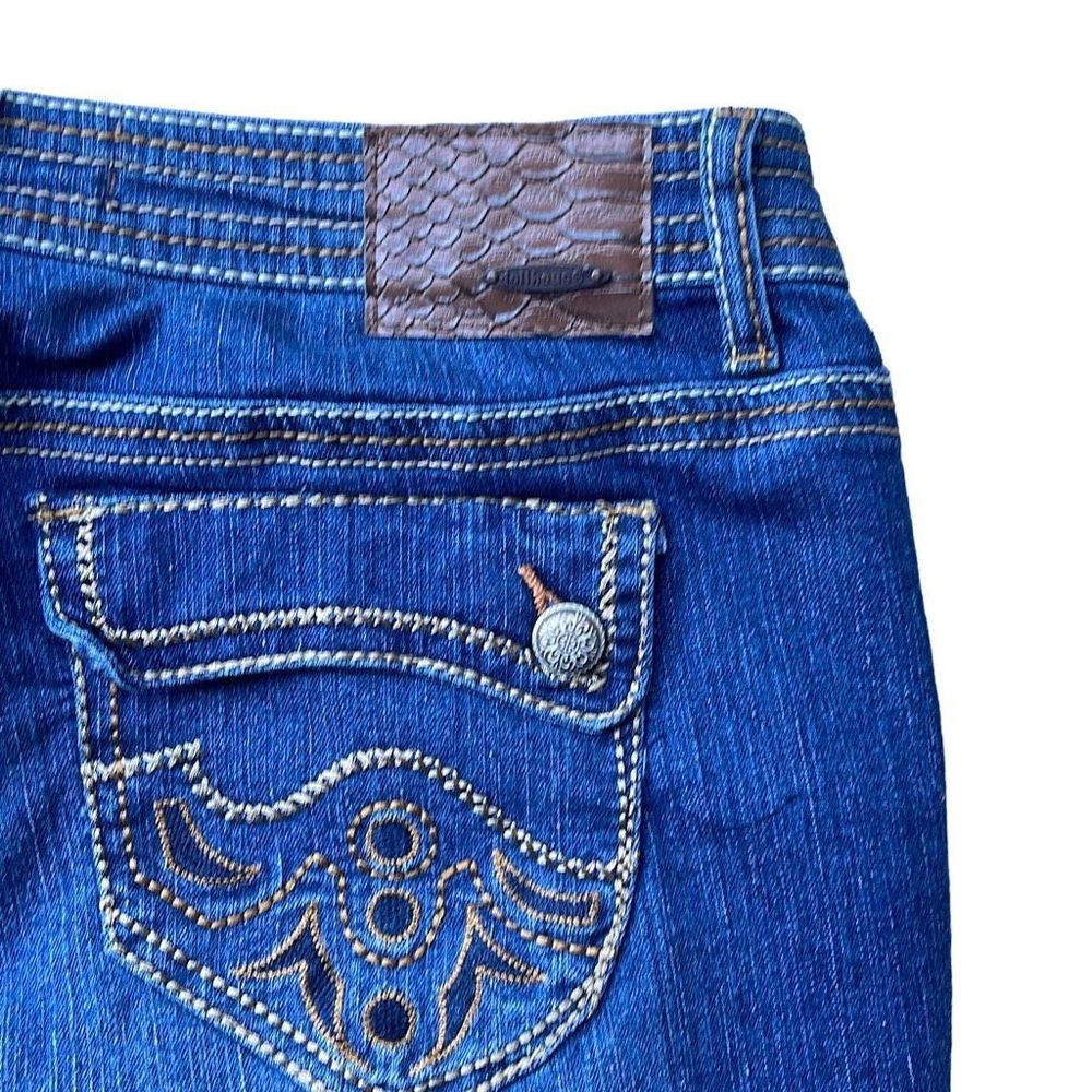 Dollhouse Bootcut Jeans 15 Women’s Dark Wash Gently Used - Picture 5 of 5